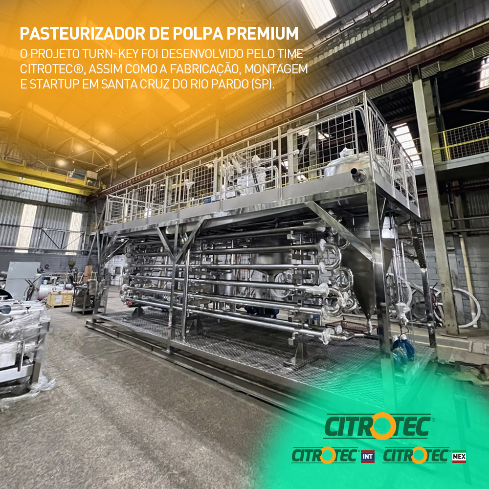 Citrotec® - Pasteurizador de Polpa Premium 